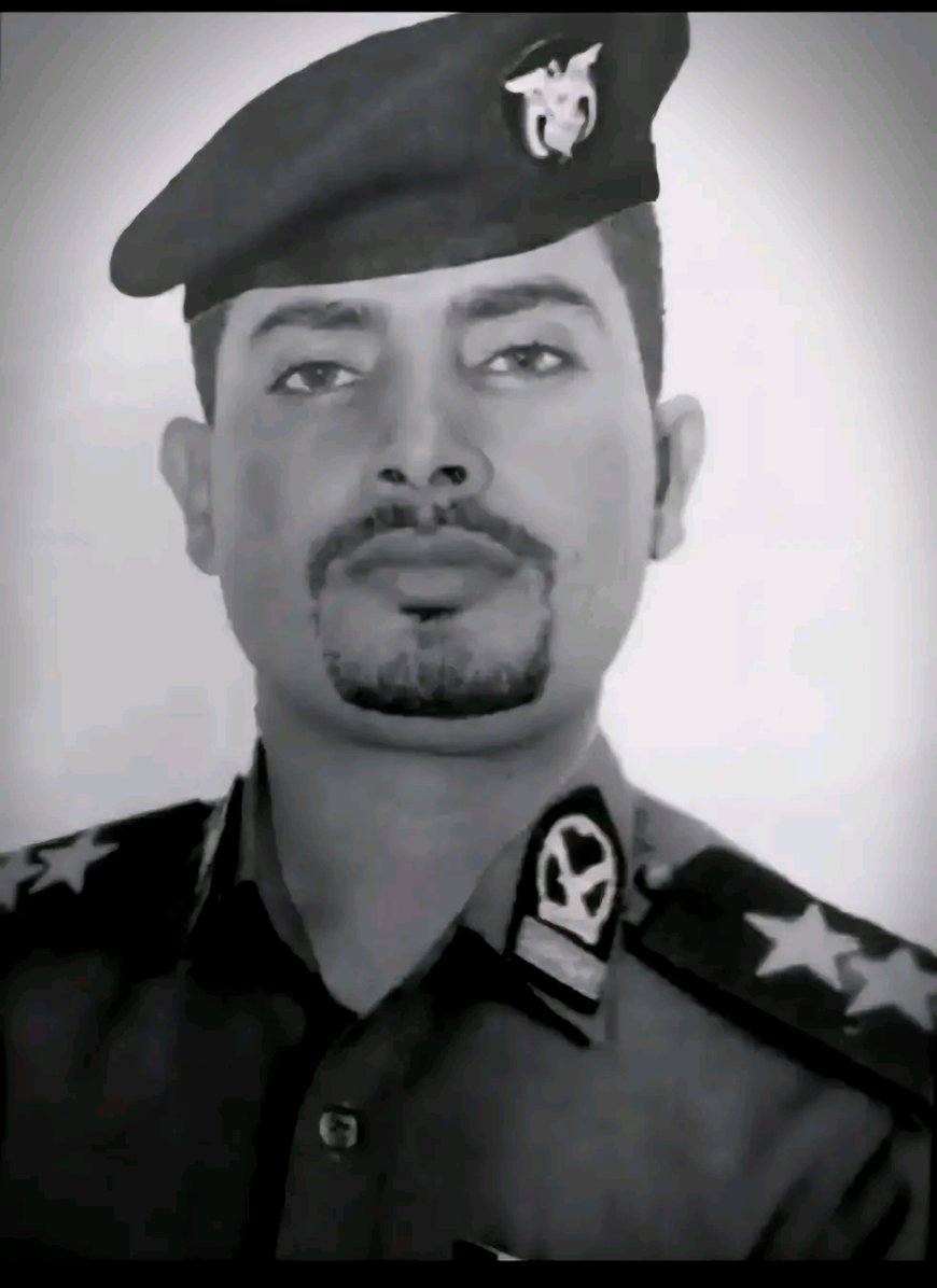 نائب رئيس شرطة السير م ابين يعزي في اسشتهاد الملازم ناصر الهارش