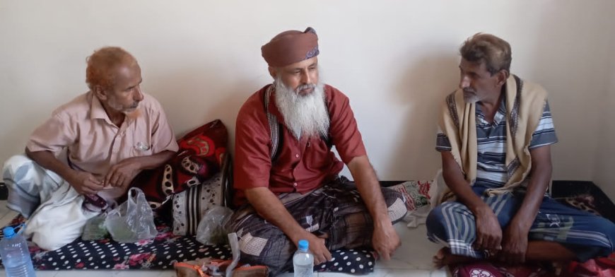 بتكليف من العميد نبيل المشوشي نائب رئيس عمليات اللواء الثالث يؤدي واجب العزاء لأسرة شهيد الواجب حسين الوحش