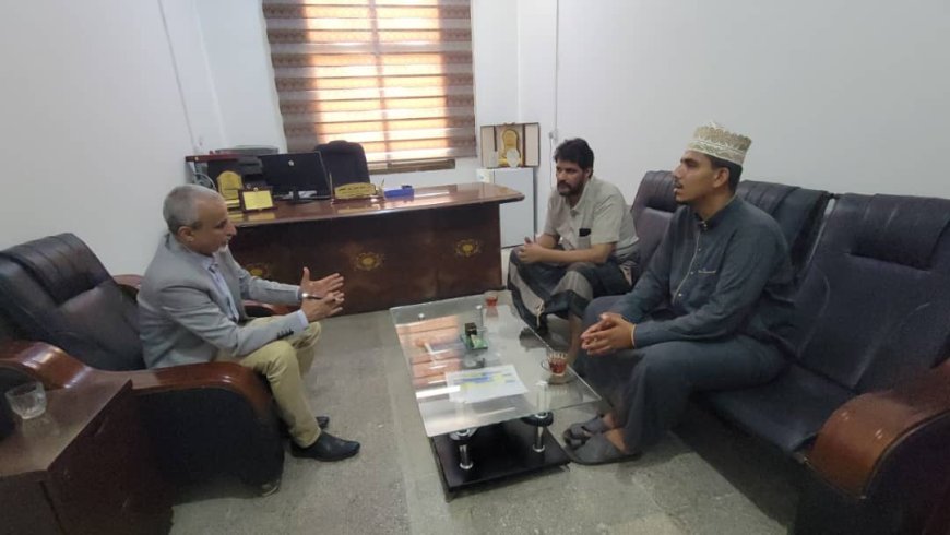 الوكيل الشبحي يلتقي بمؤسسة الإفادة الطبية ويطلع على أعمالهم في بلادنا