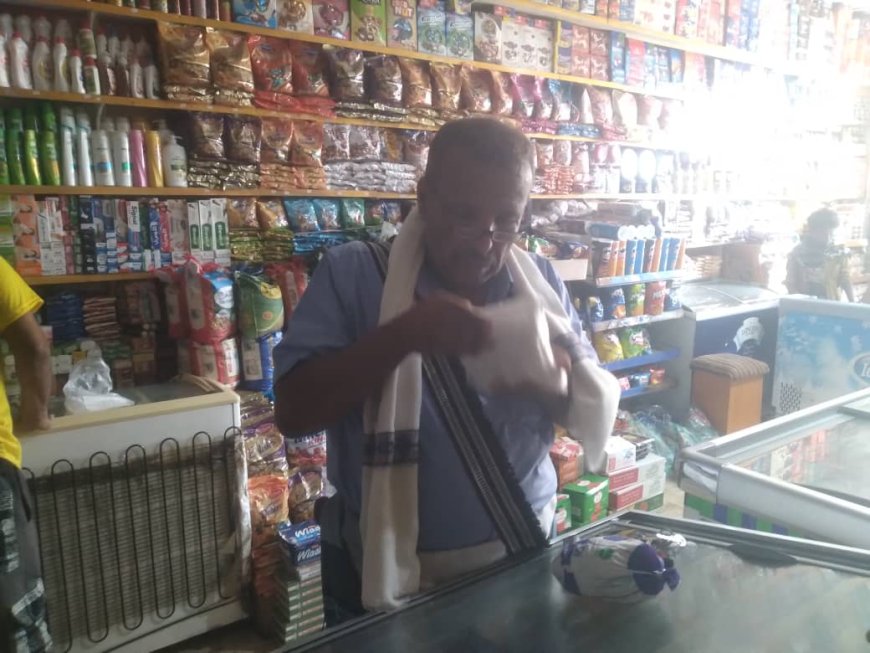 مكتبا الأشغال العامة والصناعة بخنفر ينفذان نزولا ميدانيا الى سوق مدينة جعار مديرية خنفر