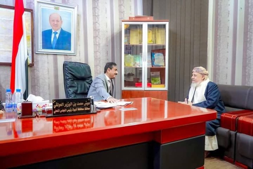 الشيخ باحنحن يناشد محافظ شبوة إدراج الحوطة في أولويات المشاريع التنموية