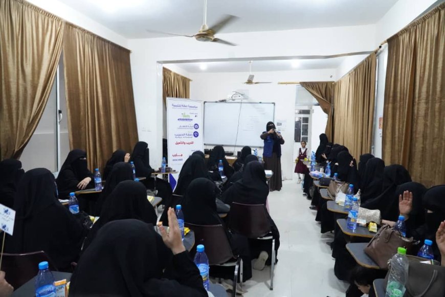 شبكة النماء اليمنية للمنظمات الأهلية تنفذ نشاط التدريب والتأهيل للأطفال الأيتام بمأرب