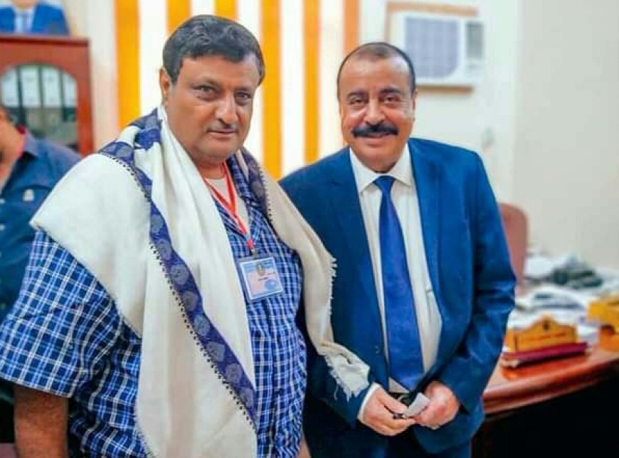 السيد "الهدار" يعزي اللواء بن بريك في وفاة شقيقه و ابن عمه