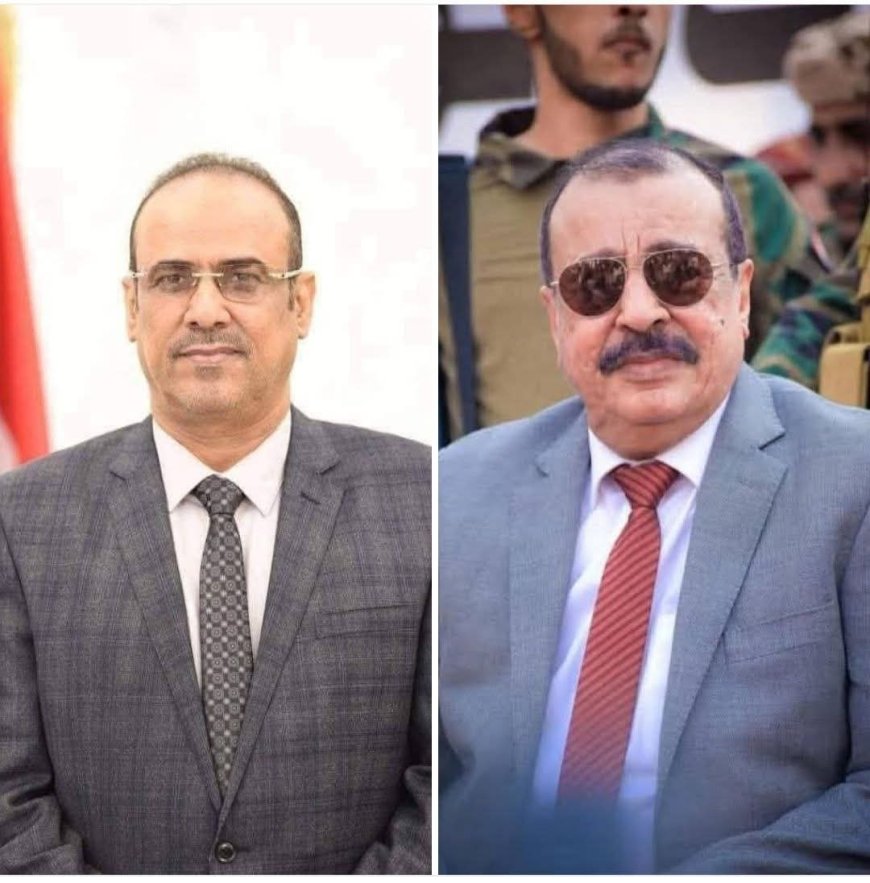 الميسري يُعزّي اللواء الركن / أحمد سعيد بن بريك محافظ حضرموت الأسبق في وفاة شقيقه وابن عمه