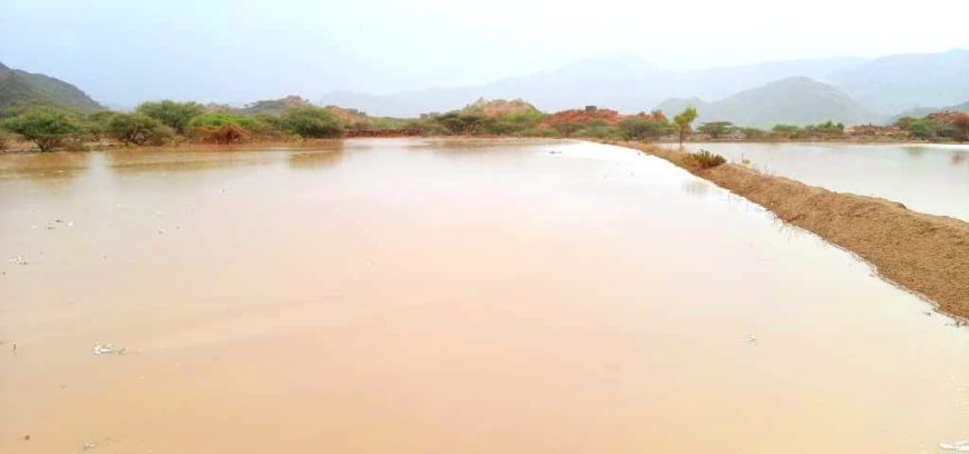 مديرية لودر ضمن نطاق المنخفض الجوي أمطار غزيرة منذ ثلاثة أيام
