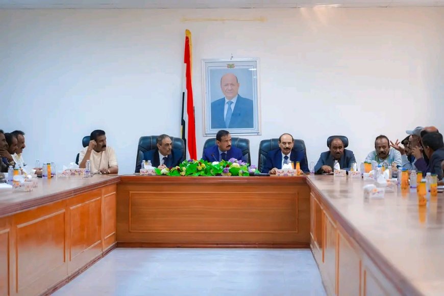 برئاسة المحافظ بن الوزير المكتب التنفيذي، يعقد دورته الاعتيادية ويقف أمام تداعيات المنخفض الجوي