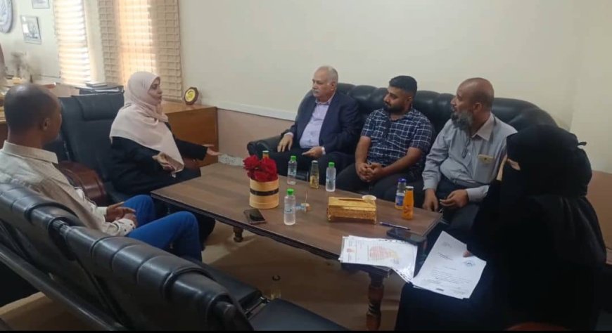 جواد والبيشي يناقشان تعزيز التعاون المشترك بين الصحة والتربية في عدن