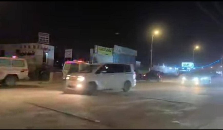 الإسعاف يحذر المواطنين في منطقة الحسوة بالابتعاد عن مجرى السيل بعدن
