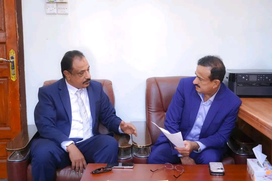 المحافظ بن الوزير يطلع على مجمل الأوضاع والمتطلبات الخدمية بمديرية جردان