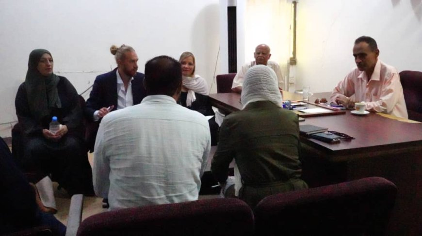 مدير عام مستشفى الأمراض النفسية والعصبية بعدن يلتقي مسؤول إدارة الصحة في الخارجية الهولندية والوفد المرافق له