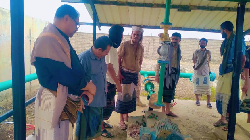 زيارة تفقدية لمدير عام لودر والجهات المعنية لمحطتي غاز امصرة والكور في المديرية