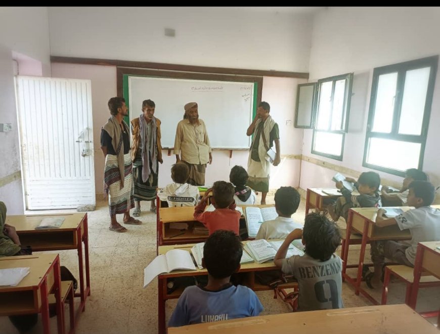 تدشين الدراسة الفعلية للعام الدراسي الجديد في عموم مدارس مديرية الوضيع