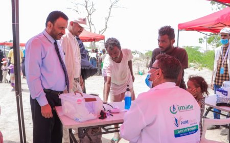 طريق يدشن المرحلة العاشرة لبرنامج العيادات الطبية المتنقلة في محافظتي عدن ولحج يستهدف النازحين بتنفيذ من منظمة بيور هاندز