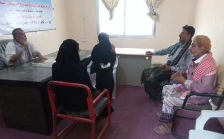 مدير مكتب الثقافة والسياحة خنفر يستقبل اعضاء منتدى خنفر 