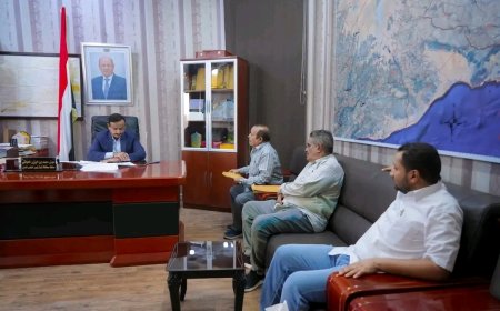 المحافظ بن الوزير يناقش مع فرع هيئة الآثار مشاريع الحفاظ على المواقع التاريخية في شبوة