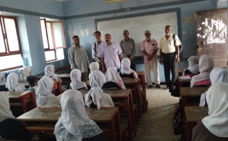 مدير عام مكتب التربية والتعليم بمحافظة الضالع يدشن العام الدراسي  2025 / 2026م 