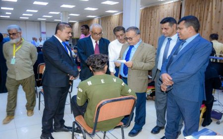 جامعة عدن تدشن امتحانات المفاضلة بكلية الطب والعلوم الصحية