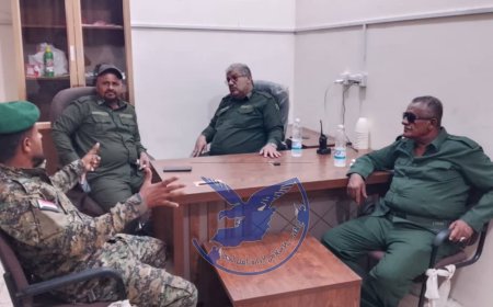 مدير البحث الجنائي بمحافظة لحج يتفقد السجن المركزي ويطلع على أوضاع السجناء