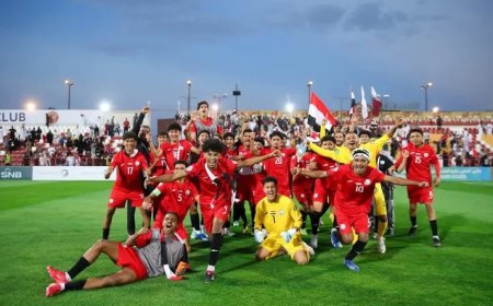 نادي الحبيلين يبارك تأهل منتخب الشباب ويتغنى ببطل الحراسة وضاح الردفاني