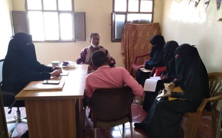 الهيئة الإدارية لجمعية الأمل للمكفوفين بأبين تعقد اجتماعها الدوري لشهر أغسطس 2025