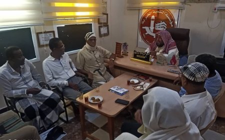 مناقشة أوجه التعاون المشترك بين مؤسسة التنمية الخيرية و مؤسسة الأحقاف التنموية بالمكلا