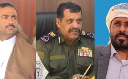 اللواء العوبثاني والشيخ بن ملهي يهنئان الشيخ عمرو بن حبريش بتخرجه وحصوله على البكالوريوس