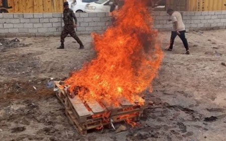 النيابة الجزائية تتلف ما يقارب 657 كيلو جرامًا من الكوكايين في عدن