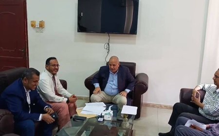 البيشي يناقش مع مؤسسة البصر الخيرية العالمية ترتيبات إطلاق المخيم النوعي للعيون في عدن