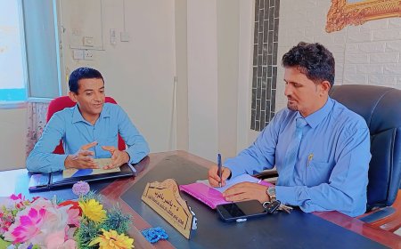 إعلام ابين ومركز التراث والدراسات جامعة ابين يناقشان تنفيذ خطة عمل مشتركة . 