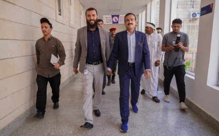 محافظ شبوة يتفقد الخدمات الطبية في مستشفى الشيخ محمد بن زايد التعليمي