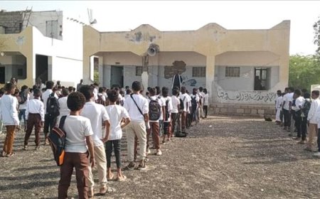 فريق التوجيه المحلي بمكتب تربية لودر ينفذ زياراته التشخيصية لعدد من مدارس المديرية