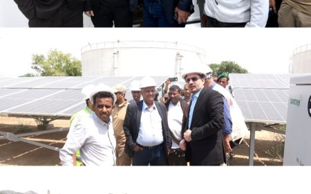 محافظ أبين ونائب وزير المياه والبيئة يطلعان على عمل ونشاط مؤسسة المياه ويتفقدان سير العمل في محطة آبار الحصن