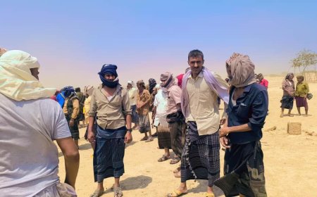 رئيس تنفيذية انتقالي أحور يشارك في تشييع جثمان حرم قائد الكتيبة الثانية بالحزام الأمني الساحل