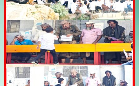 تكريم الطلاب والطالبات المتفوقين بمدرسة الشهيد محسن علوي ناصر بيافع سرار