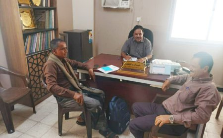 الجعفري يلتقي بغانم وعرجوش ويطلع منهما على مستوى تنفيذ قرارات صناعة وتجارة لحج في عموم مناطق مديرية كرش القبيطة