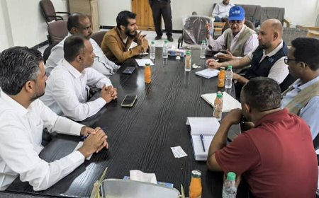 مدير عام بروم ميفع يحضر اجتماع مشترك بين مكتب وزارة الزراعة ومنظمة الفاو لمناقشة مشاريعهم بالمديرية