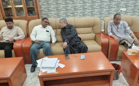 مدير عام تريم يزور الشيخ عبيد بن كردوس مؤسس مجموعة بن كردوس القابضة