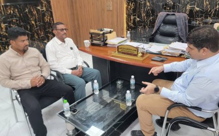 مدير عام تريم يلتقي مدير عام المكلا لبحث آليات التعاون المشترك