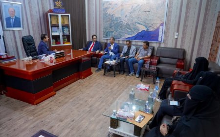 بن الوزير يطلع على ترتيبات مؤتمر شباب شبوة الأول