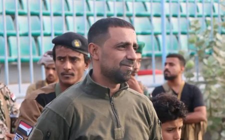 الوكالة و الشوبجي يهنئان النقيب عواد الشلن بتعيينه وكيلاً لشؤون الأمن والدفاع في لحج