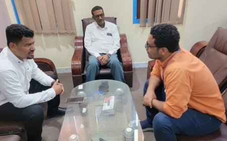 مدير عام تريم يلتقي منسق البرنامج الإنمائي بحضرموت والمهرة