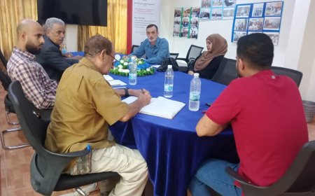 اجتماع بين مكتب تنسيق الأعمال المتعلقة بالألغام (YMACC) ومنظمة المساعدات الشعبية النرويجية (NPA)