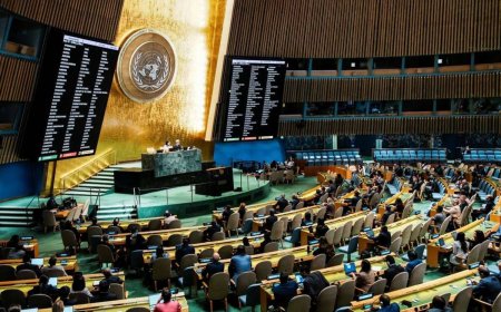 الجمعية العامة للأمم المتحدة تعتمد بأغلبية 142 دولة مشروع قرار "حل الدولتين" وإقامة دولة فلسطينية مستقلة