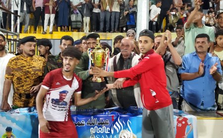 أهلي لودر يتفوق على منتخب عدن ويخطف كأس أربعينية الفقيد ناصر الهارش