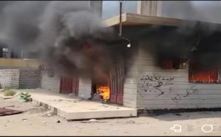 اندلاع حريق في منزل الصحفي ماجد الشعيبي بعدن والدفاع المدني يتدخل لإخماده