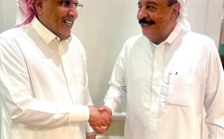 اللواء بن بريك يستقبل رئيس الجمعية الوطنية للمجلس الانتقالي الجنوبي