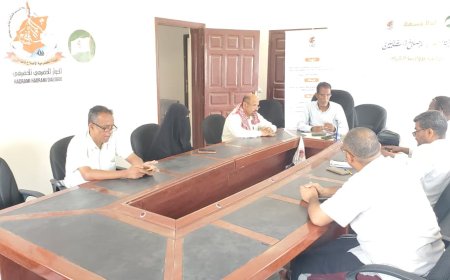 الهيئة الحضرمية لإصلاح ذات البين تناقش الترتيب لتنفيذ فعالية مهارات التعامل مع النزاعات وبناء السلم المجتمعي