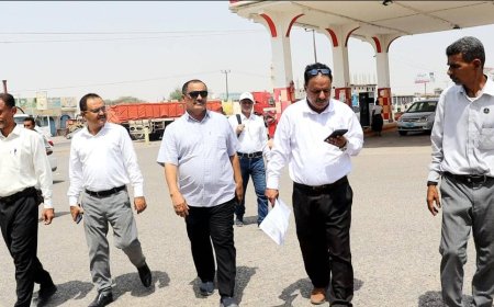 تنفيذية انتقالي لحج ،والسلطة المحلية ينفذان حملة مشتركة لمراقبة أسعار الوقود والسلع الغذائية