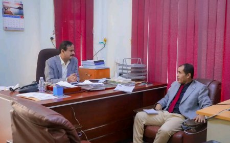 المحافظ بن الوزير يناقش مع هيئة حماية البيئة تفاصيل مشروع "المرونة الزرقاء" لحماية النظم الإيكولوجية البحرية