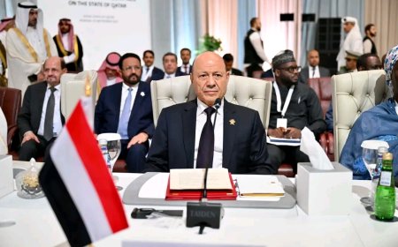 رئيس مجلس القيادة يدعو إلى تدابير عربية وإسلامية جماعية لكبح السياسات التوسعية في المنطقة